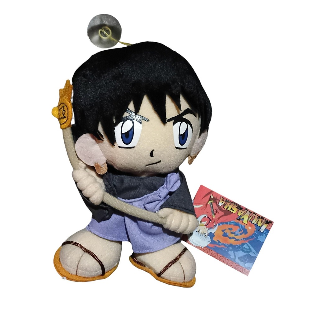 2004 Shogakukan Yomiuri TV Sunrise Inuyasha Miroku Rumiko Takahashi 8" Plush
